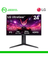MONITOR LG GAMING LED 24" 24GS65F-B ULTRAGEAR 1920x1080 HDMI 180HZ/ 1MS HDMI, DP, AMD FREESYNC/COMPATIBLE NVIDIA G-