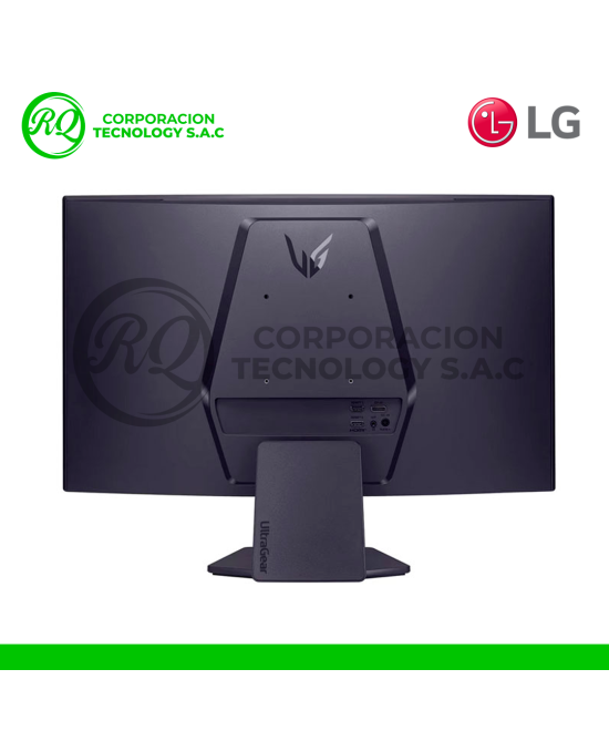 MONITOR LG GAMING UltraGear 27GS60QC-B, 27" Curvo VA, QHD 2 HDMI, DP, HDR10. 180Hz, 1ms, FreeSync