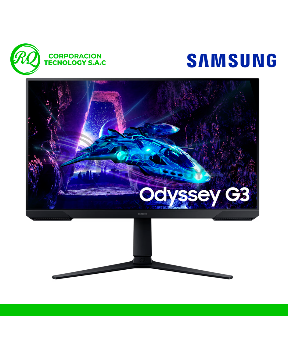 MONITOR SAMSUNG GAMING ODYSSEY G3 LS27DG300ELXPE/ 180HZ/ 1MS FreeSync/ 27"