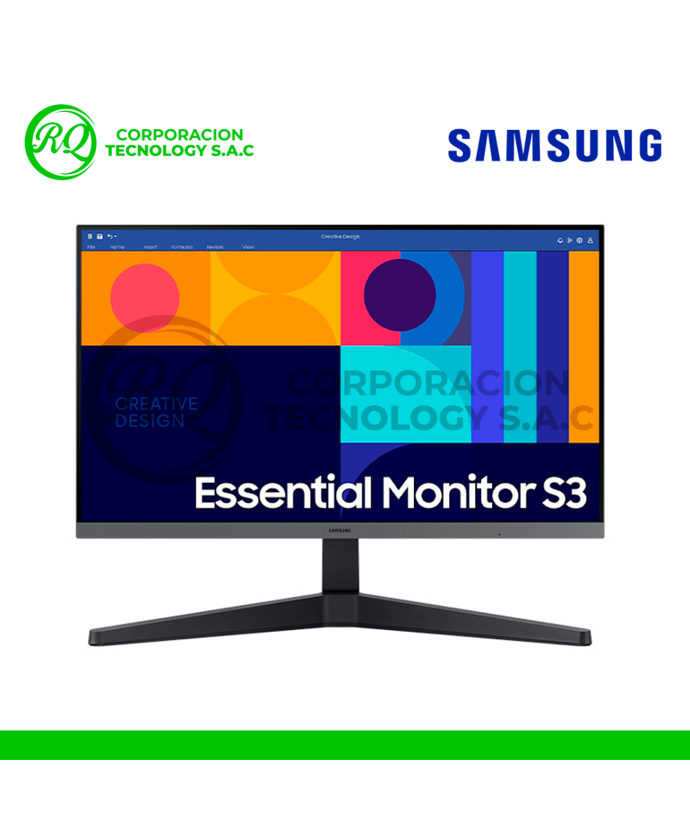 MONITOR SAMSUNG 27" LED FULL HD, IPS, 100HZ, 4MS, PUERTO HDMI DISPLAYPORT, (LS27C330GALXPE)