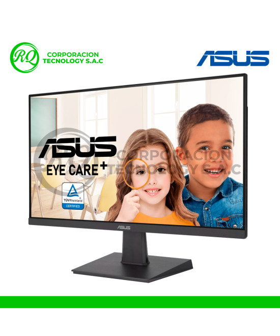 MONITOR GAMING ASUS EYE CARE VA24EHF, 23.8" IPS, FHD, 100HZ, 1MS. 1920X1080 HDMI (PN:90LM0560-B031B0)